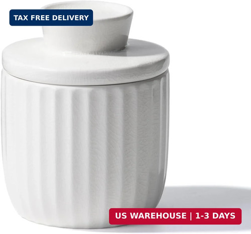 French butter dish ceramic - dish,