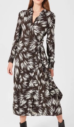 Hobbs nieve printed dress - ,