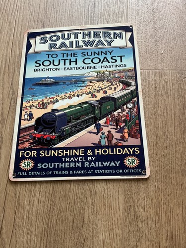 Southern railway metal wall - southern,