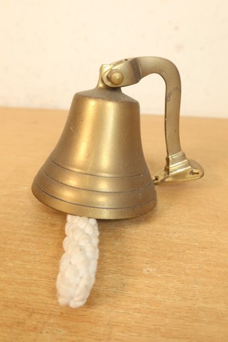Vintage brass pub - ships, bell