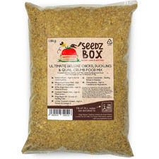 Chick Crumb Seed Food Mix Bag 1.8kg Baby Chicken Duckling Quail Poultry Grower