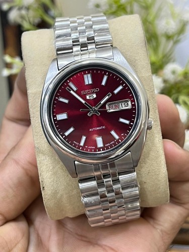 Seiko automatic cherry - cherry, red