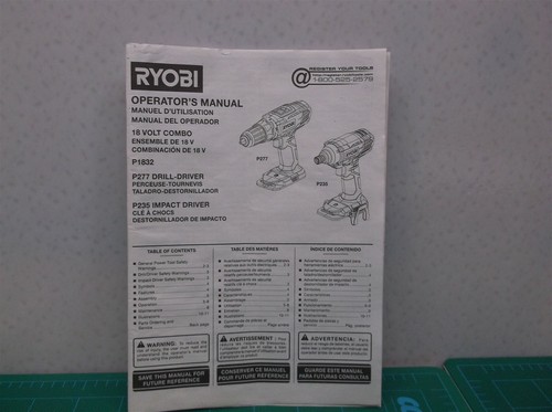 Ryobi p277 18v drill - p277, 1/2"