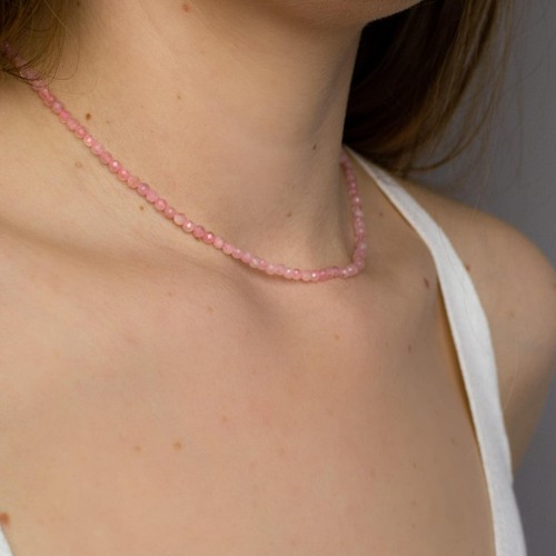 Rose quartz tiny - tiny, beaded