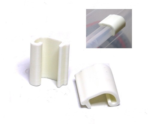 Pcs white clip lock - white, spare