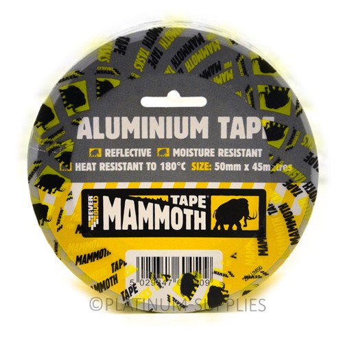 Everbuild aluminium tape 50mm - aluminium,