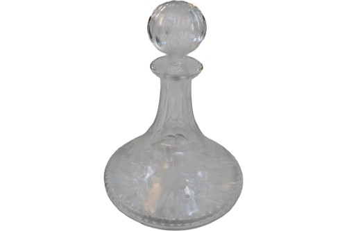 Clear glass crystal cut - glass,