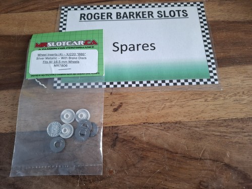 Slot car wheel inserts - mr,