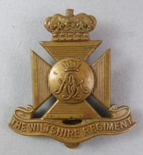 Military Brass Cap Badge The
