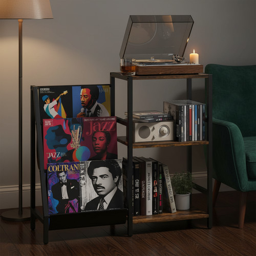 Three tier record player stand - three-tier,