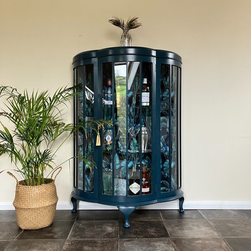 Antique painted walnut gin - antique,