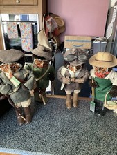 Vintage used The London owl company Driver, Fisherman,Gardener,Rambler lot of 4