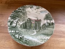 Vintage Johnson Brothers Tudor Hall Rim Soup Bowl 3 Available Green