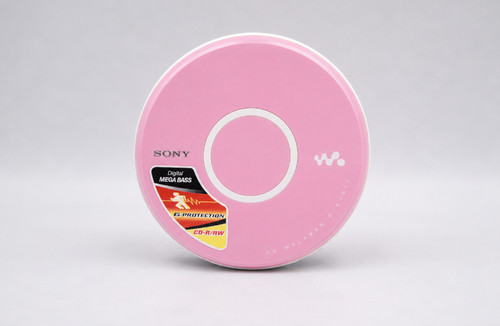 Pink sony walkman portable - walkman,
