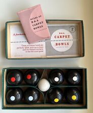 Vintage Mid Century B&A Carpet Bowls Jack, Box & Instructions  - Great Condition