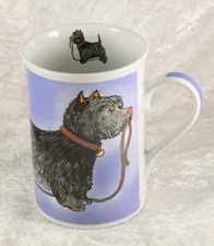 Scottish Terrier Home sweet home china cup mug pedigree dog terrier breed  
