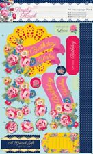 DoCrafts Papermania SIMPLY FLORAL A4 Decoupage Pack ~ BRIGHT BLOOMS (8 Sheets)