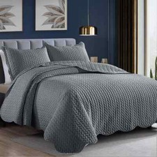 Quilted Bedspread Set 3 Piece