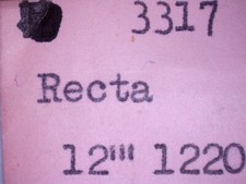 DCN 3317 Recta 12" ligne 1220