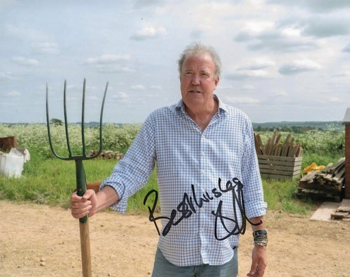 Jeremy clarkson signed photo - clarkson,