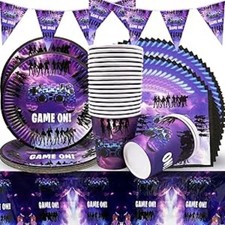 Purple Fortnite Game Birthday