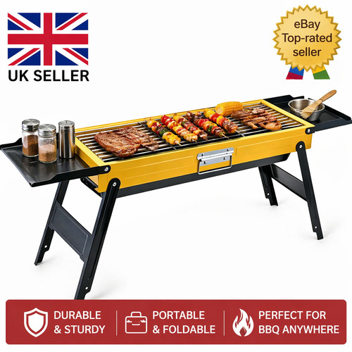 Folding bbq charcoal barbecue - folding,