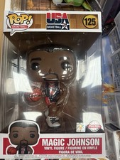 Funko Pop! Basketball USA Dream Team Magic Johnson Jumbo 10” Vinyl Figure #125