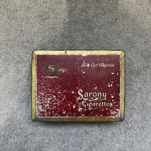 Vintage old tin silk cut - silk,