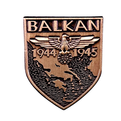 German balkan copper shield - balkan,