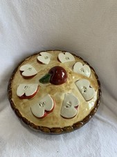 Vintage Ceramic Apple Pie Dish