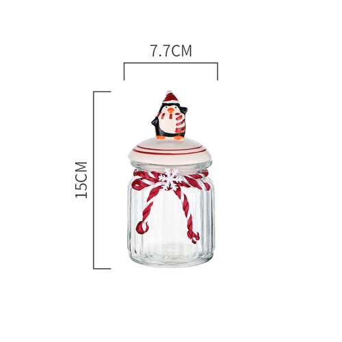 Christmas novelty glass jars - christmas,