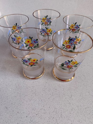 1950 handpainted drinking - 1950's,