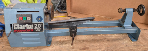Clarke inch wood lathe 240v - clarke,