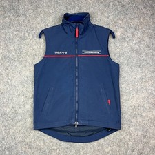 Henri Lloyd Jacket Men Small Oracle BMW Racing Gilet Vest Bodywarmer Fleece Navy