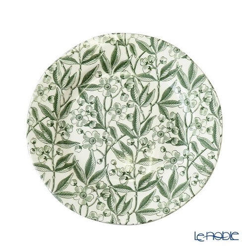 Burleigh green prunus plate - green,