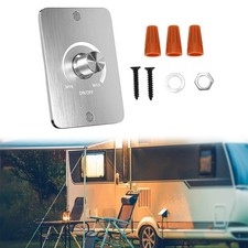 12V 5A LED Dimmer Switch 3 Wire for Motorhome Boat RV Trailer Lighting Control