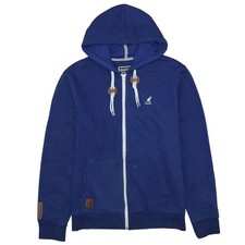 Kangol Mens Hoodie Blue Fleece