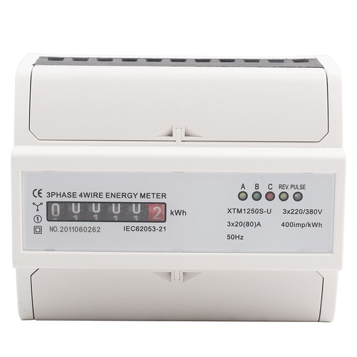 Digital kwh meter phase 4 - meter,