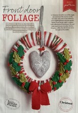 Knitting Pattern Holly Wreath