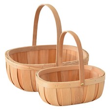  Picnic Baskets Natural Woven