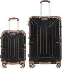 20/ 28" ABS Hard Shell Cabin Suitcase Travel 4 Wheels Luggage Set TSA Lock UK