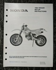 1994 HONDA XR250R SET UP