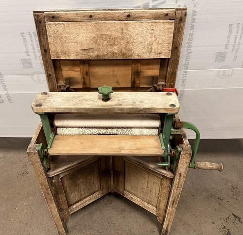Vintage mangle oak - vintage, in