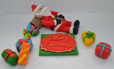 Handmade Edible Christmas Santa, Father Christmas, Cake Topper Decoration