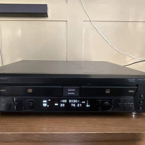 Sony rcd w100 twin deck - twin, cd