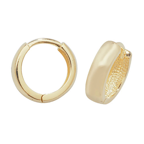 Hinged earrings 9ct yellow - hinged,