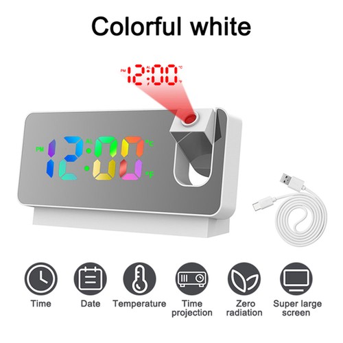 Led digital projection alarm - projection,