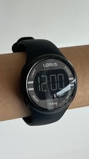 LORUS 10 BAR - Z001-X006 - 38mm Digital - Black Strap Watch R2333NX9