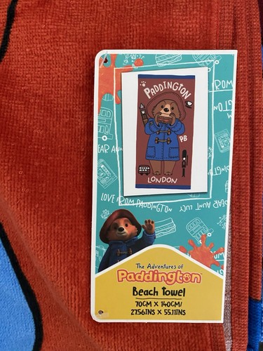 Paddington bear beach towel - paddington,