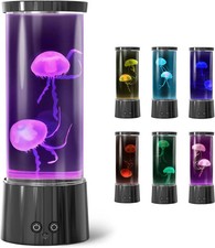 Jellyfish Tank Mood Light Aquarium Style Relaxing Colour Changing LED Desk Lamp